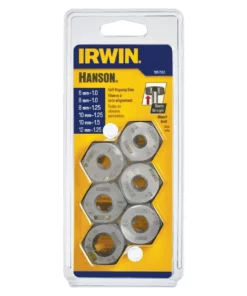 IRWIN Tap & Die Sets 6-Piece Tap and Die Set -Irwin Sales Shop 042526928611 03903055