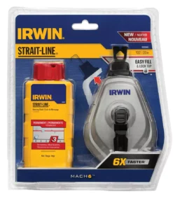 IRWIN Chalk Reels STRAIT-LINE MACH 6 100-ft Chalk Reel
