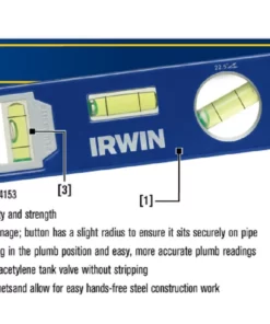 IRWIN Levels 250 9-in Magnetic Torpedo Level -Irwin Sales Shop 05068592