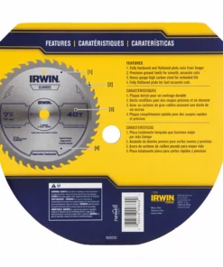 IRWIN Circular Saw Blades Classic 7-1/4-in 40-Tooth Carbide Circular Saw Blade -Irwin Sales Shop 08090517 scaled