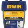 IRWIN Impact Driver Bits 20-Piece 1/4-in x 1-in Phillips Impact Driver Bit -Irwin Sales Shop 08170810