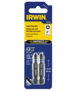 IRWIN Impact Driver Bits 2-Piece 1/4-in x 1-15/16-in Phillips Impact Driver Bit