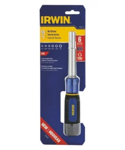 IRWIN Nut Drivers 1/4-in; 5/16-in; 11/32-in; 3/8-in; 7/16-in; 1/2-in 1-7/8-in SAE Hex Nut Driver -Irwin Sales Shop 08170920