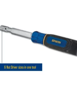 IRWIN Nut Drivers 1/4-in; 5/16-in; 11/32-in; 3/8-in; 7/16-in; 1/2-in 1-7/8-in SAE Hex Nut Driver -Irwin Sales Shop 08170923