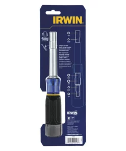 IRWIN Nut Drivers 1/4-in; 5/16-in; 11/32-in; 3/8-in; 7/16-in; 1/2-in 1-7/8-in SAE Hex Nut Driver -Irwin Sales Shop 08170925