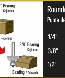 IRWIN Router Bit Sets 15-Piece Carbide-Tipped Router Bit Set -Irwin Sales Shop 08173625 scaled