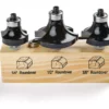IRWIN Router Bit Sets 3-Piece Carbide-Tipped Router Bit Set -Irwin Sales Shop 08173638