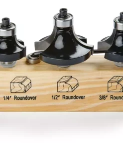 IRWIN Router Bit Sets 3-Piece Carbide-Tipped Router Bit Set