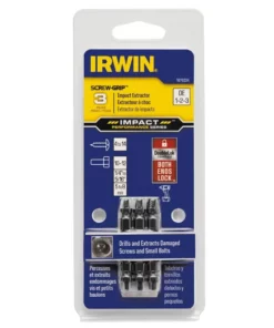 IRWIN Screw Extractors & Sets Impact Screw-Grip Double-Ended Screw Extractor Set
