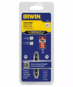 IRWIN Screw Extractors & Sets Impact Screw-Grip De-2 Double-Ended Screw Extractor