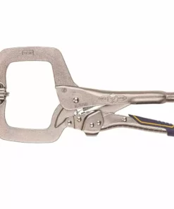 IRWIN VISE-GRIP Reduced Hand Span Fast Release 11-in Welding C-clamp Locking Pliers Swivel Tips