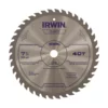 IRWIN Circular Saw Blades Classic 7-1/4-in 40-Tooth Carbide Circular Saw Blade -Irwin Sales Shop 09668656