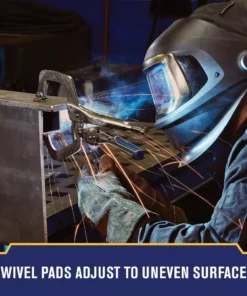 IRWIN VISE-GRIP Reduced Hand Span Fast Release 11-in Welding C-clamp Locking Pliers Swivel Tips -Irwin Sales Shop 09698429