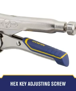 IRWIN VISE-GRIP Reduced Hand Span Fast Release 11-in Welding C-clamp Locking Pliers Swivel Tips -Irwin Sales Shop 09698431