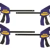 IRWIN Clamps QUICK-GRIP 4-Pack 6-in Medium-Duty One Handed Bar Clamp 2 IRWIN Clamps QUICK-GRIP 4-Pack 6-in Medium-Duty One Handed Bar Clamp -Irwin Sales Shop 10372140