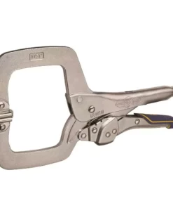 IRWIN VISE-GRIP Reduced Hand Span Fast Release 11-in Welding C-clamp Locking Pliers Swivel Tips -Irwin Sales Shop 10467698