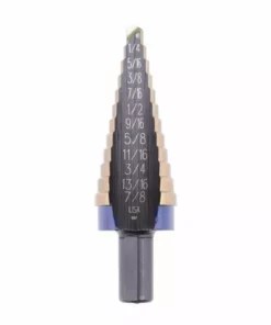 IRWIN Step Drill Bits 3/8-in 12-Step Drill Bit