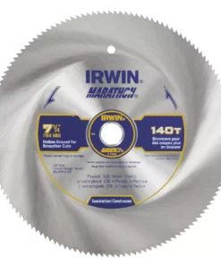 IRWIN Circular Saw Blades Marathon 7-1/4-in 140-Tooth Continuous Carbon Circular Saw Blade
