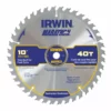 IRWIN Circular Saw Blades Marathon 10-in 40-Tooth Carbide Miter/Table Saw Blade -Irwin Sales Shop 16301410