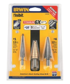 IRWIN Step Drill Bits Unibit 3/8-in 13-Step Drill Bit