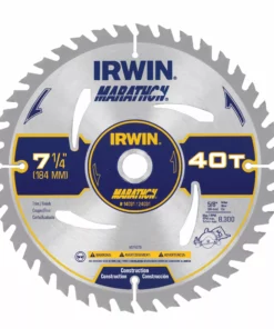 IRWIN Circular Saw Blades Marathon 7-1/4-in 40-Tooth Carbide Circular Saw Blade