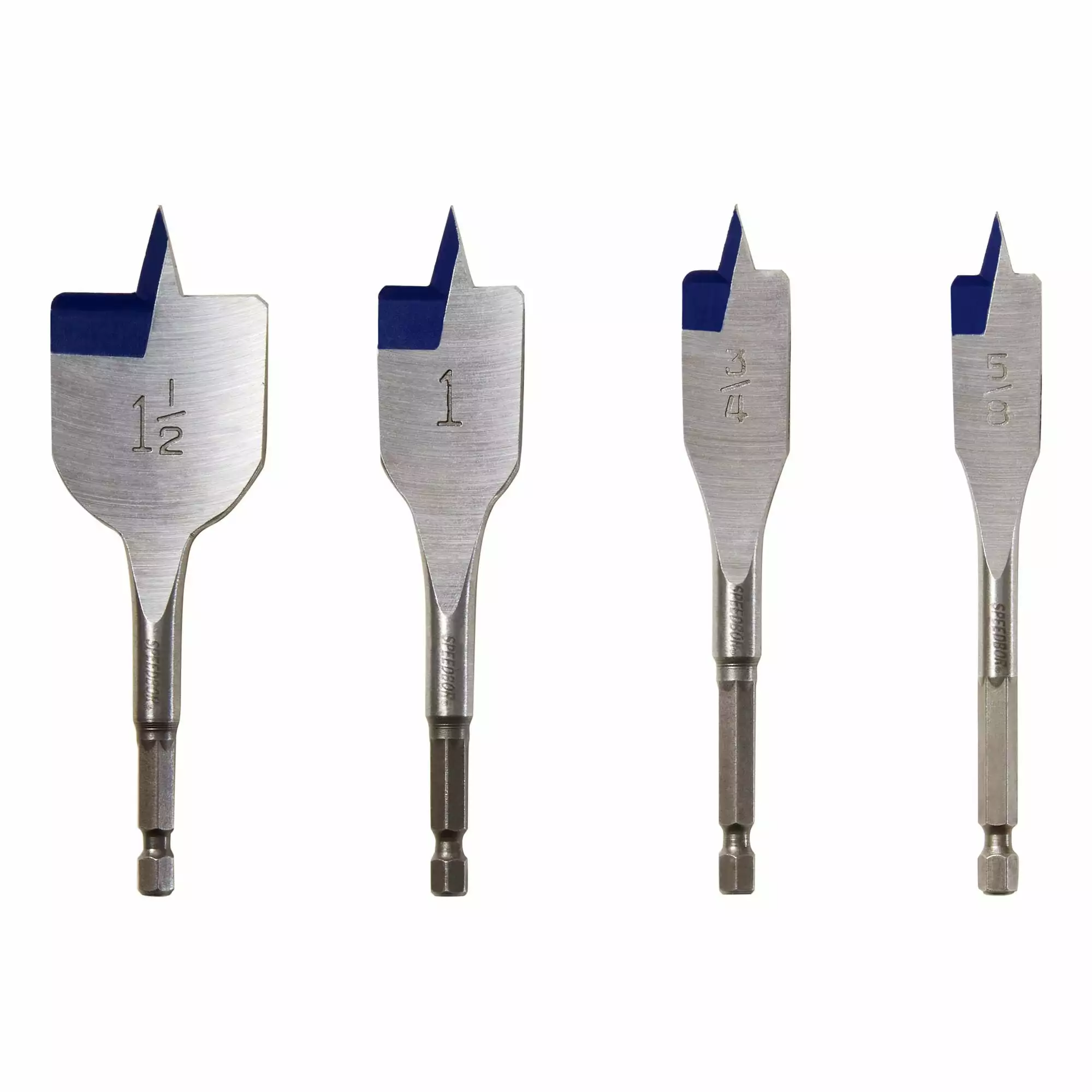 IRWIN Woodboring Drill Bits 4-Piece 1/4-in Woodboring Spade Drill Bit Set 3 IRWIN Woodboring Drill Bits 4-Piece 1/4-in Woodboring Spade Drill Bit Set