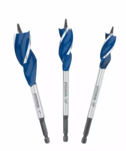 IRWIN Woodboring Drill Bits MAX Assorted Woodboring Tri-flute Drill Bit