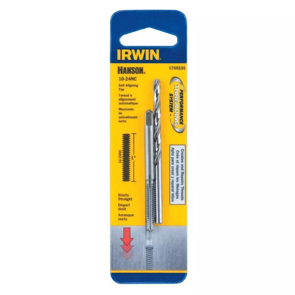 IRWIN Tap & Drill Sets HANSON 2-Pack SAE Tap and Drill Set 3 IRWIN Tap & Drill Sets HANSON 2-Pack SAE Tap and Drill Set