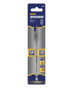 IRWIN Woodboring Drill Bits Standard length 1/2-in Woodboring Spade Drill Bit