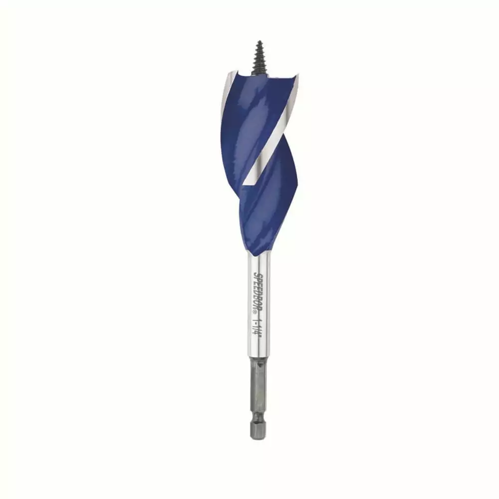 IRWIN Woodboring Drill Bits SPEEDBOR MAX 1-1/4-in Woodboring Tri-flute Drill Bit 3 IRWIN Woodboring Drill Bits SPEEDBOR MAX 1-1/4-in Woodboring Tri-flute Drill Bit