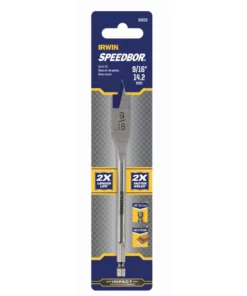 IRWIN Woodboring Drill Bits Standard length 9/16-in Woodboring Spade Drill Bit