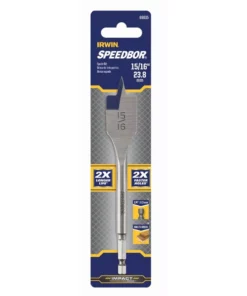 IRWIN Woodboring Drill Bits Standard length 15/16-in Woodboring Spade Drill Bit