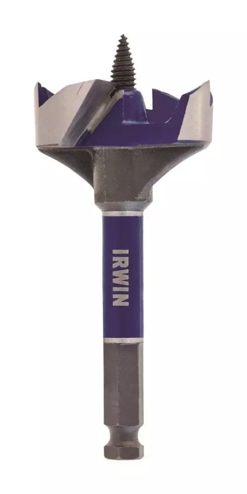 IRWIN Woodboring Drill Bits WeldTec 2-1/8-in Woodboring Self-feed Drill Bit 3 IRWIN Woodboring Drill Bits WeldTec 2-1/8-in Woodboring Self-feed Drill Bit