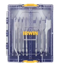 IRWIN Woodboring Drill Bits 8-Piece Assorted Woodboring Spade Drill Bit Set
