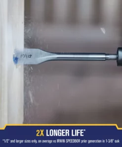 IRWIN Woodboring Drill Bits Standard length 1-1/8-in Woodboring Spade Drill Bit -Irwin Sales Shop 17486819