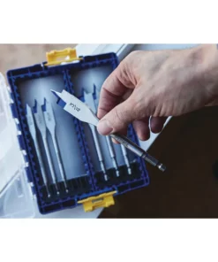 IRWIN Woodboring Drill Bits 8-Piece Assorted Woodboring Spade Drill Bit Set -Irwin Sales Shop 17486843