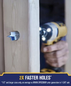 IRWIN Woodboring Drill Bits 8-Piece Assorted Woodboring Spade Drill Bit Set -Irwin Sales Shop 17486844