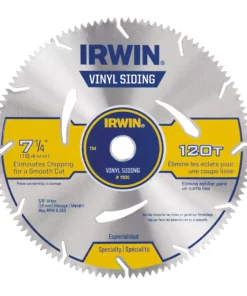 IRWIN Circular Saw Blades Marathon 7-1/4-in 120-Tooth High-speed Steel Circular Saw Blade