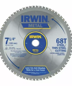 IRWIN Circular Saw Blades 7-1/4-in 68-Tooth Carbide Circular Saw Blade