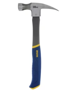 IRWIN Hammers 16-oz Smooth Face Steel Head Fiberglass Framing Hammer