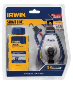 IRWIN Chalk Reels STRAIT-LINE SPEEDLINE PRO 100-ft Chalk Reel 9 IRWIN Chalk Reels STRAIT-LINE SPEEDLINE PRO 100-ft Chalk Reel -Irwin Sales Shop 18258769