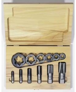 IRWIN Tap & Die Sets 12PC Tap and Hex Re-Thread Die Set
