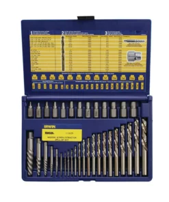 IRWIN Screw Extractors & Sets Extractor and DRL Bit 35PC Set -Irwin Sales Shop 18259734