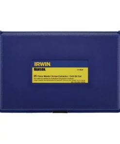 IRWIN Screw Extractors & Sets Extractor and DRL Bit 35PC Set -Irwin Sales Shop 18259735