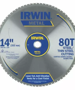 IRWIN Circular Saw Blades 14-in 80-Tooth Segmented Carbide Circular Saw Blade