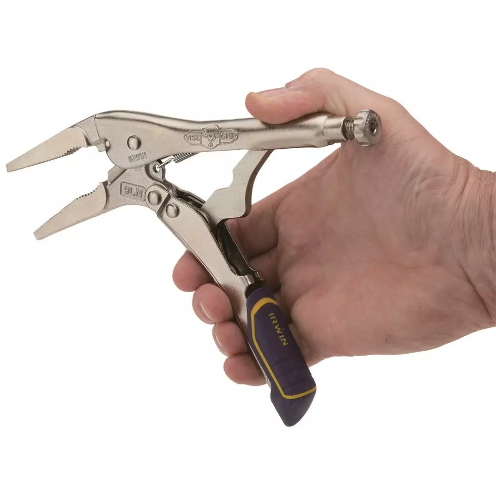 IRWIN VISE-GRIP Fast Release 9-in Long Nose Locking Pliers with Wire Cutter 12 IRWIN VISE-GRIP Fast Release 9-in Long Nose Locking Pliers with Wire Cutter - Image 10