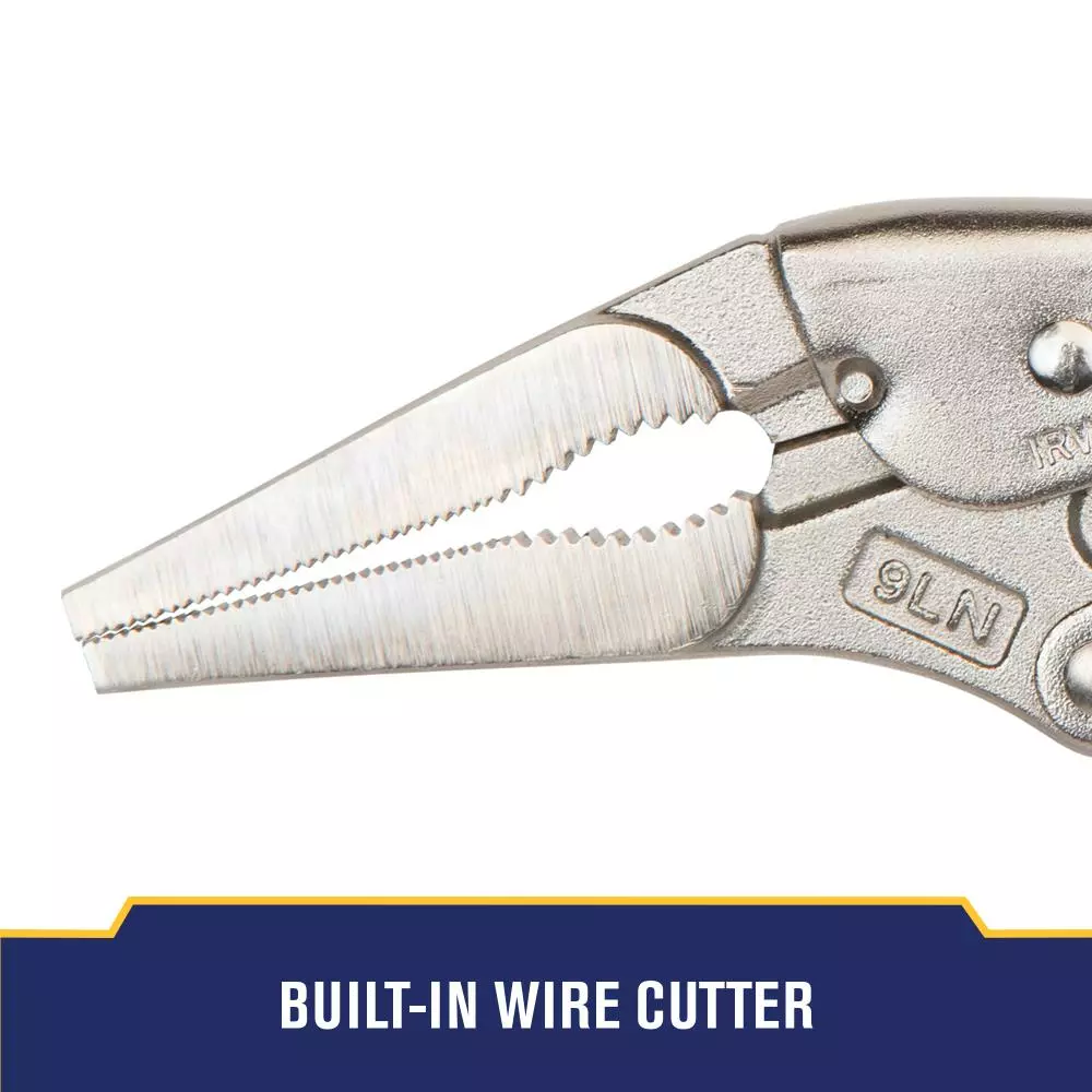 IRWIN VISE-GRIP Fast Release 9-in Long Nose Locking Pliers with Wire Cutter 4 IRWIN VISE-GRIP Fast Release 9-in Long Nose Locking Pliers with Wire Cutter - Image 2