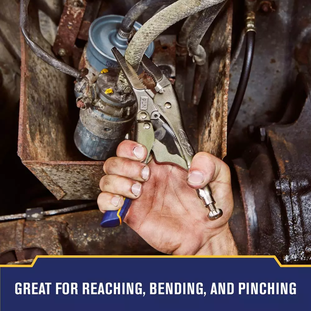 IRWIN VISE-GRIP Fast Release 9-in Long Nose Locking Pliers with Wire Cutter 5 IRWIN VISE-GRIP Fast Release 9-in Long Nose Locking Pliers with Wire Cutter - Image 3