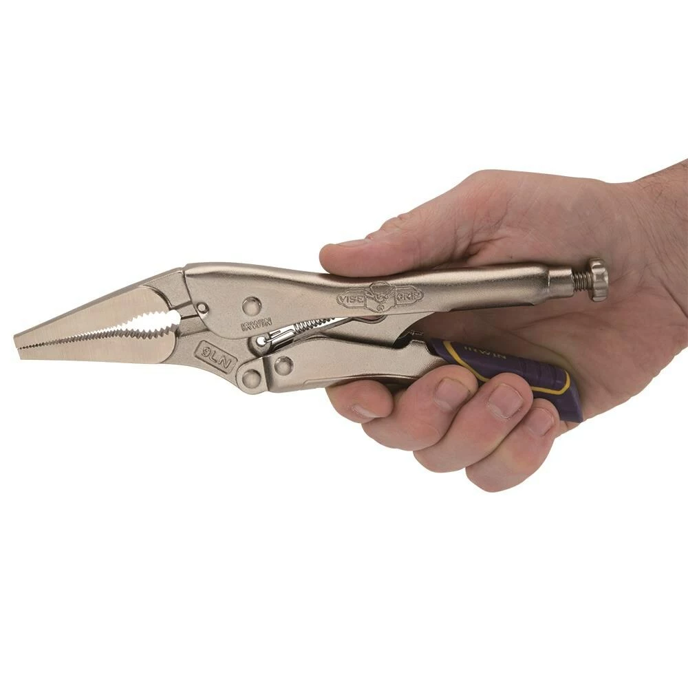 IRWIN VISE-GRIP Fast Release 9-in Long Nose Locking Pliers with Wire Cutter 11 IRWIN VISE-GRIP Fast Release 9-in Long Nose Locking Pliers with Wire Cutter - Image 9