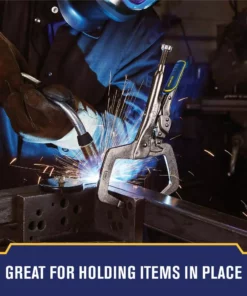 IRWIN VISE-GRIP Reduced Hand Span Fast Release 11-in Welding C-clamp Locking Pliers -Irwin Sales Shop 18313678